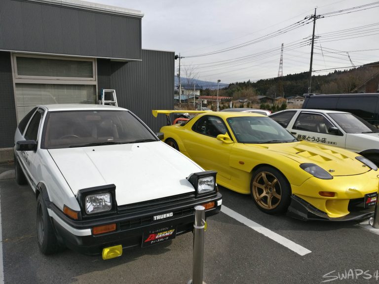 A Trip to D'Z Racing Cafe Garage and the Fujiwara Tofu Shop! - Swaps4